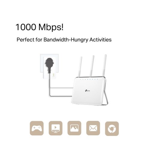 Уценка powerline TP-LINK TL-PA7017P KIT (Вскрытая упаковка, 819558) купить в Украине: Киев, Днепр, Харьков, Одесса  | Низкая цена, отзывы, характеристики от TELEMART фото