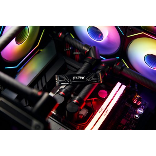 SSD-диск Kingston FURY Renegade G5 3D NAND TLC 8TB M.2 (2280 PCI-E) NVMe x4 (SFYR2D/8T1) купить в Украине: Киев, Днепр, Харьков, Одесса  | Проверка совместимости, низкая цена, отзывы, характеристики от TELEMART фото