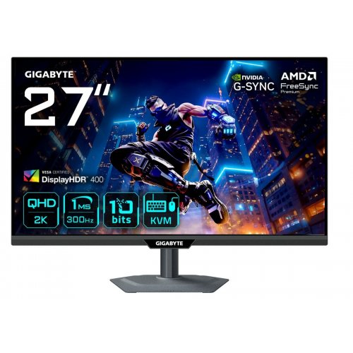 Уценка монитор Gigabyte 27" M27Q3 Black (Вскрытая упаковка, 819619) купить в Украине: Киев, Днепр, Харьков, Одесса  | Низкая цена, отзывы, характеристики от TELEMART фото