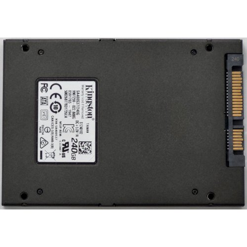 Ssd-диск Kingston SSDNow A400 TLC 240GB 2.5'' (SA400S37/240G) (Відновлено продавцем, 819667) купити в Україні: Київ, Львів, Хмельницький, Тернопіль | Перевірка сумісності, низька ціна, відгуки, характеристики від TELEMART фото