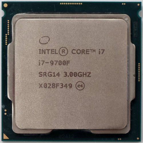 Процессор Intel Core i7-9700F 3.0(4.7)GHz 12MB s1151 Tray (CM8068403874523) (Восстановлено продавцом, 819672) купить в Украине: Киев, Днепр, Харьков, Одесса  | Проверка совместимости, низкая цена, отзывы, характеристики от TELEMART фото