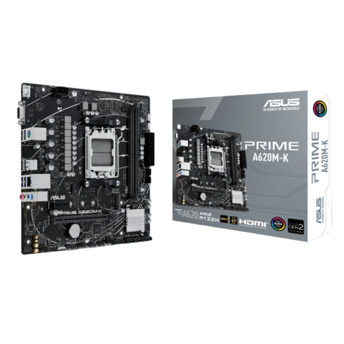 Материнська плата Asus PRIME A620M-K (sAM5, AMD A620) (Відновлено продавцем, 819677) купити в Україні: Київ, Львів, Хмельницький, Тернопіль | Перевірка сумісності, низька ціна, відгуки, характеристики від TELEMART фото