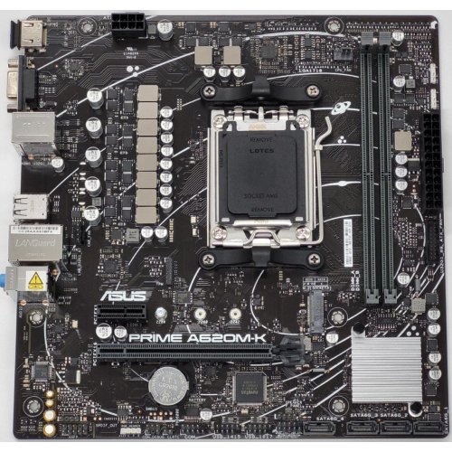 Материнська плата Asus PRIME A620M-K (sAM5, AMD A620) (Відновлено продавцем, 819677) купити в Україні: Київ, Львів, Хмельницький, Тернопіль | Перевірка сумісності, низька ціна, відгуки, характеристики від TELEMART фото