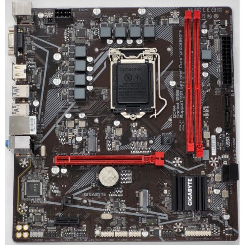 Материнська плата Gigabyte B560M H (s1200, Intel B560) (Відновлено продавцем, 819678) купити в Україні: Київ, Львів, Хмельницький, Тернопіль | Перевірка сумісності, низька ціна, відгуки, характеристики від TELEMART фото