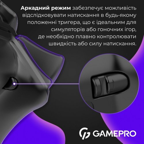 Геймпад із зарядною станцією GamePro GPX13BDOC RGB Wireless Black купити в Україні: Київ, Львів, Хмельницький, Тернопіль, Івано-Франківськ | Низька ціна, відгуки, характеристики від TELEMART фото