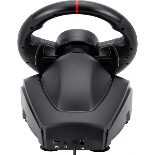 Руль с педалями и коробкой передач GamePro RW038PM Black купить в Украине: Киев, Днепр, Харьков, Одесса  | Низкая цена, отзывы, характеристики от TELEMART фото