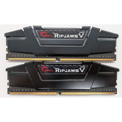 Озу G.Skill DDR4 16GB (2x8GB) 3200Mhz Ripjaws V (F4-3200C16D-16GVKB) (Восстановлено продавцом, 819912) купить в Украине: Киев, Днепр, Харьков, Одесса  | Проверка совместимости, низкая цена, отзывы, характеристики от TELEMART фото