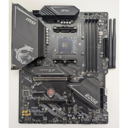 Материнська плата MSI MPG B550 GAMING EDGE WIFI (sAM4, AMD B550) (Відновлено продавцем, 819915) купити в Україні: Київ, Львів, Хмельницький, Тернопіль | Перевірка сумісності, низька ціна, відгуки, характеристики від TELEMART фото
