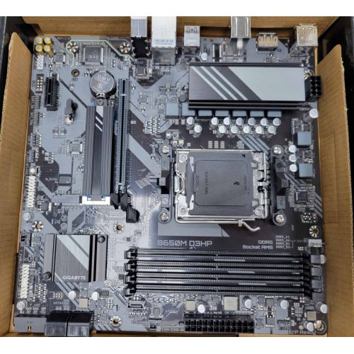 Уцінка материнська плата Gigabyte B650M D3HP (sAM5, AMD B650) (Сліди використання, 819918) купити в Україні: Київ, Львів, Хмельницький, Тернопіль | Перевірка сумісності, низька ціна, відгуки, характеристики від TELEMART фото