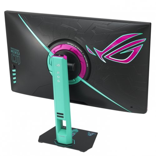 Монитор Asus 27" ROG Strix XG27ACMEG-G Hatsune Miku Edition (90LM0C7U-B01371) Black/Green купить в Украине: Киев, Днепр, Харьков, Одесса  | Низкая цена, отзывы, характеристики от TELEMART фото