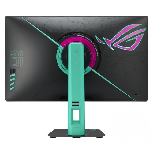 Монитор Asus 27" ROG Strix XG27ACMEG-G Hatsune Miku Edition (90LM0C7U-B01371) Black/Green купить в Украине: Киев, Днепр, Харьков, Одесса  | Низкая цена, отзывы, характеристики от TELEMART фото