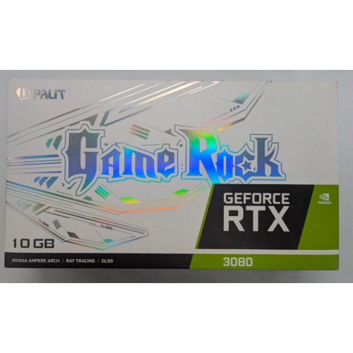 Видеокарта Palit GeForce RTX 3080 GameRock V1 10240MB (NED3080U19IA-1020G) LHR (Восстановлено продавцом, 819952) купить в Украине: Киев, Днепр, Харьков, Одесса  | Проверка совместимости, низкая цена, отзывы, характеристики от TELEMART фото