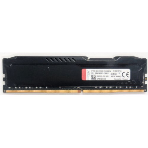 Озу Kingston DDR4 4Gb 2400Mhz HyperX FURY Black (HX424C15FB/4) (Восстановлено продавцом, 819973) купить в Украине: Киев, Днепр, Харьков, Одесса  | Проверка совместимости, низкая цена, отзывы, характеристики от TELEMART фото