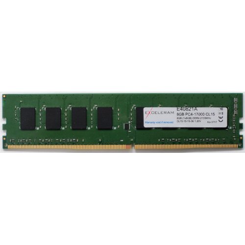 Озп Exceleram DDR4 8GB 2133Mhz (E40821A) (Відновлено продавцем, 819999) купити в Україні: Київ, Львів, Хмельницький, Тернопіль | Перевірка сумісності, низька ціна, відгуки, характеристики від TELEMART фото