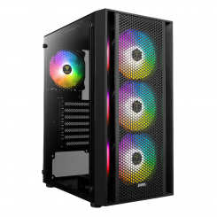 Корпус Gamdias AURA GC2 Tempered Glass без БП (4712960137134) Black (Восстановлено продавцом, 820024)
