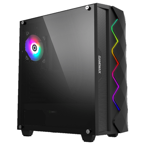 Корпус GAMEMAX Diamond ARGB Tempered Glass без БП Black (Восстановлено продавцом, 820025) купить в Украине: Киев, Днепр, Харьков, Одесса  | Проверка совместимости, низкая цена, отзывы, характеристики от TELEMART фото
