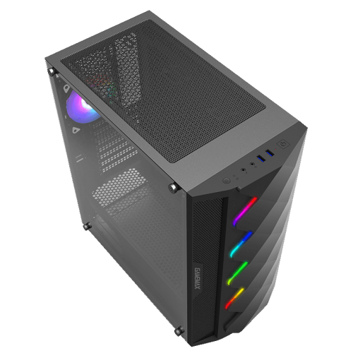 Корпус GAMEMAX Diamond ARGB Tempered Glass без БП Black (Восстановлено продавцом, 820025) купить в Украине: Киев, Днепр, Харьков, Одесса  | Проверка совместимости, низкая цена, отзывы, характеристики от TELEMART фото