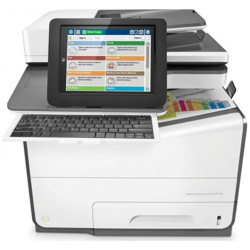 Купити БФП HP PageWide Enterprise 586z (G1W41A) - ціна в Києві, Львові, Вінниці, Хмельницькому, Франківську, Україні | інтернет-магазин TELEMART.UA фото