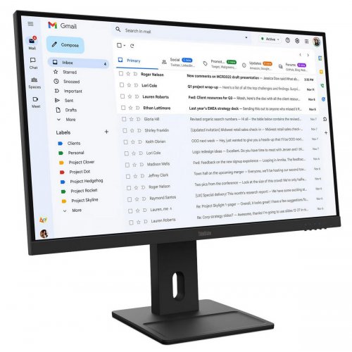 Монитор Lenovo 27" ThinkVision E27-40 (64BCMAT4EU) Black купить в Украине: Киев, Днепр, Харьков, Одесса  | Низкая цена, отзывы, характеристики от TELEMART фото