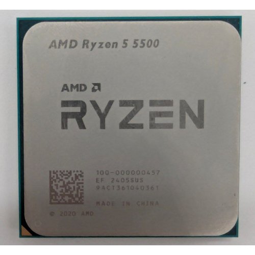 Процессор AMD Ryzen 5 5500 3.6(4.2)GHz 16MB sAM4 Tray (100-000000457) (Восстановлено продавцом, 820269) купить в Украине: Киев, Днепр, Харьков, Одесса  | Проверка совместимости, низкая цена, отзывы, характеристики от TELEMART фото