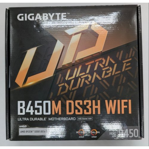 Материнська плата Gigabyte B450M DS3H WIFI (sAM4, AMD B450) (Відновлено продавцем, 820273) купити в Україні: Київ, Львів, Хмельницький, Тернопіль | Перевірка сумісності, низька ціна, відгуки, характеристики від TELEMART фото