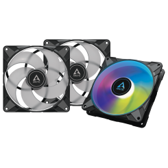Набір кулерів для корпусу Arctic P14 PWM PST A-RGB 0dB (3-Fan Pack) (ACFAN00257A) Black (Відновлено продавцем, 820283)