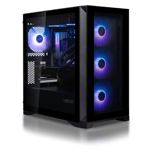 Компьютер HEXO Gaming TwinFront Pro (HGP-B850TF780X3DN507-D532S1TBK) Black купить в Украине: Киев, Днепр, Харьков, Одесса  | Низкая цена, отзывы, характеристики от TELEMART фото