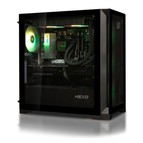 Компьютер HEXO Gaming TwinFront Pro (HGP-B850TF780X3DN507-D532S1TBK) Black купить в Украине: Киев, Днепр, Харьков, Одесса  | Низкая цена, отзывы, характеристики от TELEMART фото