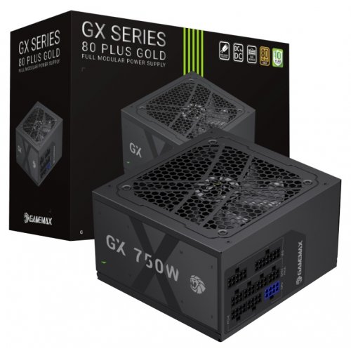 Блок питания GAMEMAX GX 750GF 750W (GX 750GF) Black купить в Украине: Киев, Днепр, Харьков, Одесса  | Проверка совместимости, низкая цена, отзывы, характеристики от TELEMART фото 5 Блок питания GAMEMAX GX 750GF 750W (GX 750GF) Black купить в Украине: Киев, Днепр, Харьков, Одесса  | Проверка совместимости, низкая цена, отзывы, характеристики от TELEMART фото