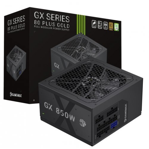 Блок питания GAMEMAX GX 850GF 850W (GX 850GF) Black купить в Украине: Киев, Днепр, Харьков, Одесса  | Проверка совместимости, низкая цена, отзывы, характеристики от TELEMART фото 5 Блок питания GAMEMAX GX 850GF 850W (GX 850GF) Black купить в Украине: Киев, Днепр, Харьков, Одесса  | Проверка совместимости, низкая цена, отзывы, характеристики от TELEMART фото
