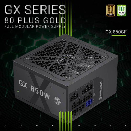 Блок питания GAMEMAX GX 850GF 850W (GX 850GF) Black купить в Украине: Киев, Днепр, Харьков, Одесса  | Проверка совместимости, низкая цена, отзывы, характеристики от TELEMART фото 7 Блок питания GAMEMAX GX 850GF 850W (GX 850GF) Black купить в Украине: Киев, Днепр, Харьков, Одесса  | Проверка совместимости, низкая цена, отзывы, характеристики от TELEMART фото