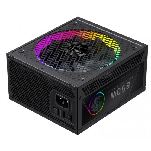 Блок питания GAMEMAX RGB PRO 850G 850W (RGB PRO 850G) Black купить в Украине: Киев, Днепр, Харьков, Одесса  | Проверка совместимости, низкая цена, отзывы, характеристики от TELEMART фото 3 Блок питания GAMEMAX RGB PRO 850G 850W (RGB PRO 850G) Black купить в Украине: Киев, Днепр, Харьков, Одесса  | Проверка совместимости, низкая цена, отзывы, характеристики от TELEMART фото