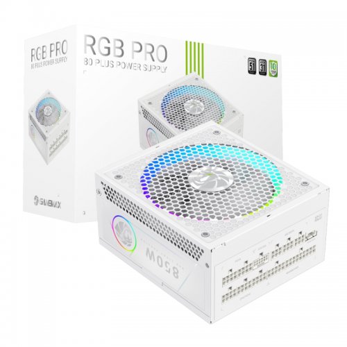 Блок питания GAMEMAX RGB PRO 850G 850W (RGB PRO 850G WH) White купить в Украине: Киев, Днепр, Харьков, Одесса  | Проверка совместимости, низкая цена, отзывы, характеристики от TELEMART фото 10 Блок питания GAMEMAX RGB PRO 850G 850W (RGB PRO 850G WH) White купить в Украине: Киев, Днепр, Харьков, Одесса  | Проверка совместимости, низкая цена, отзывы, характеристики от TELEMART фото