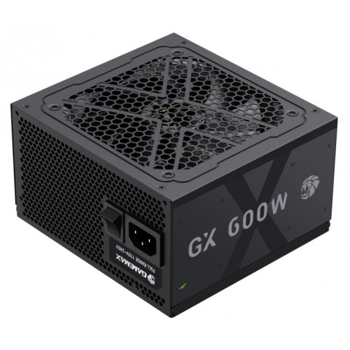 Блок питания GAMEMAX GX 600G 600W (GX 600G) Black купить в Украине: Киев, Днепр, Харьков, Одесса  | Проверка совместимости, низкая цена, отзывы, характеристики от TELEMART фото 2 Блок питания GAMEMAX GX 600G 600W (GX 600G) Black купить в Украине: Киев, Днепр, Харьков, Одесса  | Проверка совместимости, низкая цена, отзывы, характеристики от TELEMART фото