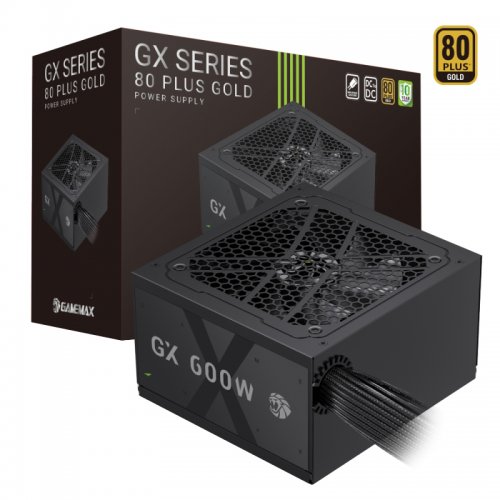 Блок питания GAMEMAX GX 600G 600W (GX 600G) Black купить в Украине: Киев, Днепр, Харьков, Одесса  | Проверка совместимости, низкая цена, отзывы, характеристики от TELEMART фото 8 Блок питания GAMEMAX GX 600G 600W (GX 600G) Black купить в Украине: Киев, Днепр, Харьков, Одесса  | Проверка совместимости, низкая цена, отзывы, характеристики от TELEMART фото