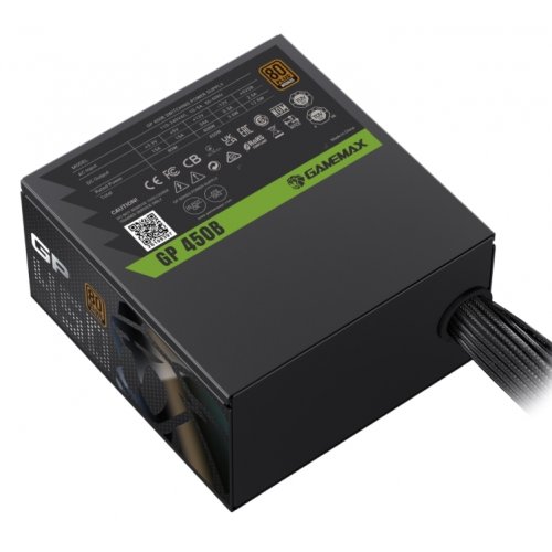 Блок питания GAMEMAX GP 450B 450W (GP 450B) Black купить в Украине: Киев, Днепр, Харьков, Одесса  | Проверка совместимости, низкая цена, отзывы, характеристики от TELEMART фото 5 Блок питания GAMEMAX GP 450B 450W (GP 450B) Black купить в Украине: Киев, Днепр, Харьков, Одесса  | Проверка совместимости, низкая цена, отзывы, характеристики от TELEMART фото