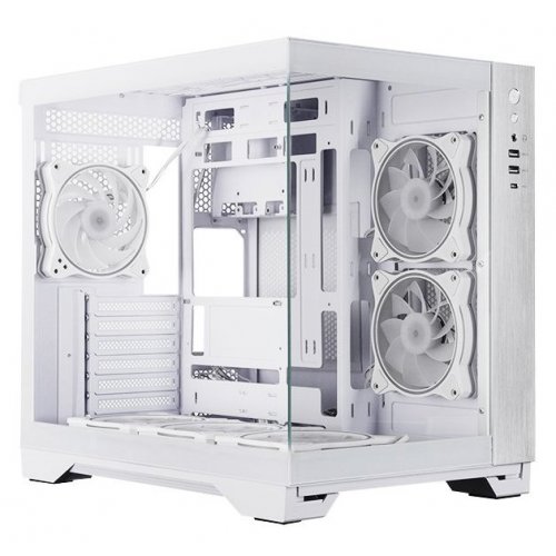 Корпус CHIEFTEC VISIO Tempered Glass без БП (GM-30W-TG-OP) White купить в Украине: Киев, Днепр, Харьков, Одесса  | Проверка совместимости, низкая цена, отзывы, характеристики от TELEMART фото