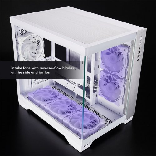 Корпус CHIEFTEC VISIO Tempered Glass без БП (GM-30W-TG-OP) White купить в Украине: Киев, Днепр, Харьков, Одесса  | Проверка совместимости, низкая цена, отзывы, характеристики от TELEMART фото