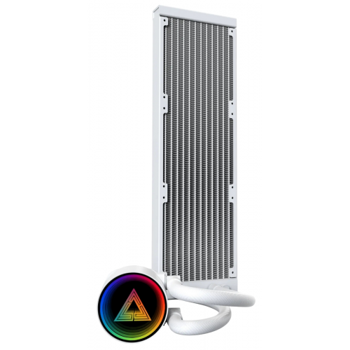 Готовая СВО Montech LightFlow ARGB 360 White купить в Украине: Киев, Днепр, Харьков, Одесса  | Проверка совместимости, низкая цена, отзывы, характеристики от TELEMART фото