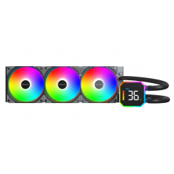 Готовая СВО Montech HyperFlow Digital 360 Black Готовая СВО Montech HyperFlow Digital 360 Black