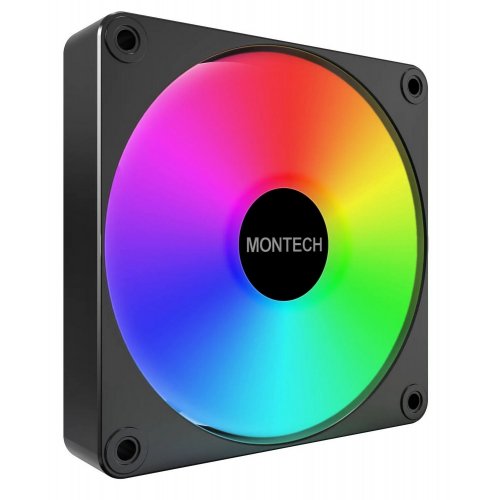 Кулер для корпуса Montech GF120 V2 ARGB Black купить в Украине: Киев, Днепр, Харьков, Одесса  | Проверка совместимости, низкая цена, отзывы, характеристики от TELEMART фото 2 Кулер для корпуса Montech GF120 V2 ARGB Black купить в Украине: Киев, Днепр, Харьков, Одесса  | Проверка совместимости, низкая цена, отзывы, характеристики от TELEMART фото