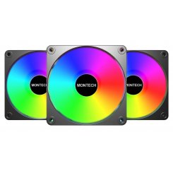 Набор кулеров Montech GF120 V2 ARGB 3 in 1 Black Набор кулеров Montech GF120 V2 ARGB 3 in 1 Black