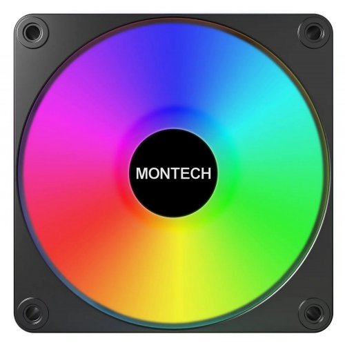 Набор кулеров Montech GF120 V2 ARGB 3 in 1 Black купить в Украине: Киев, Днепр, Харьков, Одесса  | Проверка совместимости, низкая цена, отзывы, характеристики от TELEMART фото 2 Набор кулеров Montech GF120 V2 ARGB 3 in 1 Black купить в Украине: Киев, Днепр, Харьков, Одесса  | Проверка совместимости, низкая цена, отзывы, характеристики от TELEMART фото