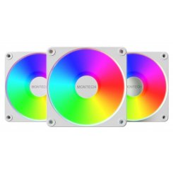 Набор кулеров Montech GF120 V2 ARGB 3 in 1 White Набор кулеров Montech GF120 V2 ARGB 3 in 1 White