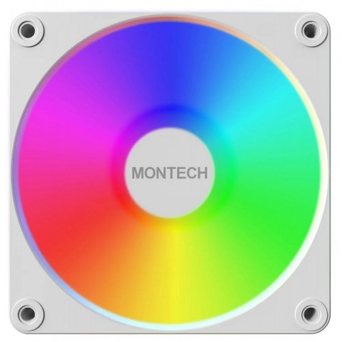 Набор кулеров Montech GF120 V2 ARGB 3 in 1 White купить в Украине: Киев, Днепр, Харьков, Одесса  | Проверка совместимости, низкая цена, отзывы, характеристики от TELEMART фото 2 Набор кулеров Montech GF120 V2 ARGB 3 in 1 White купить в Украине: Киев, Днепр, Харьков, Одесса  | Проверка совместимости, низкая цена, отзывы, характеристики от TELEMART фото