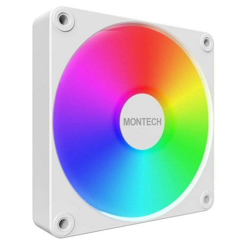 Кулер для корпуса Montech GF120R V2 ARGB White купить в Украине: Киев, Днепр, Харьков, Одесса  | Проверка совместимости, низкая цена, отзывы, характеристики от TELEMART фото 2 Кулер для корпуса Montech GF120R V2 ARGB White купить в Украине: Киев, Днепр, Харьков, Одесса  | Проверка совместимости, низкая цена, отзывы, характеристики от TELEMART фото
