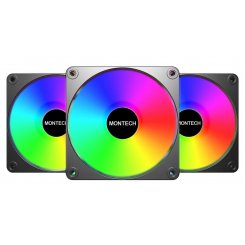 Набор кулеров Montech GF120R V2 ARGB 3 in 1 Black Набор кулеров Montech GF120R V2 ARGB 3 in 1 Black