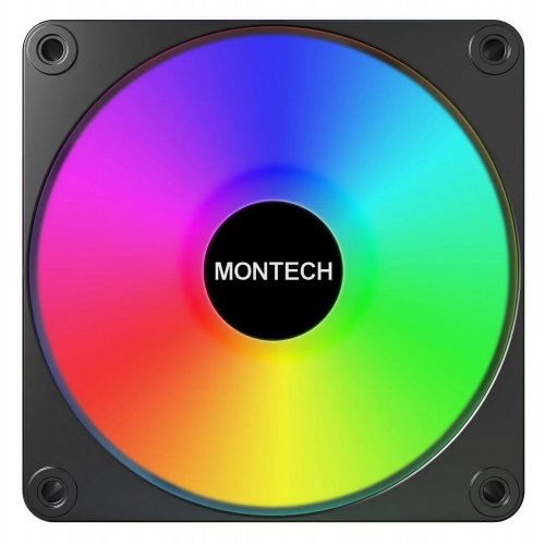 Набор кулеров Montech GF120R V2 ARGB 3 in 1 Black купить в Украине: Киев, Днепр, Харьков, Одесса  | Проверка совместимости, низкая цена, отзывы, характеристики от TELEMART фото 2 Набор кулеров Montech GF120R V2 ARGB 3 in 1 Black купить в Украине: Киев, Днепр, Харьков, Одесса  | Проверка совместимости, низкая цена, отзывы, характеристики от TELEMART фото