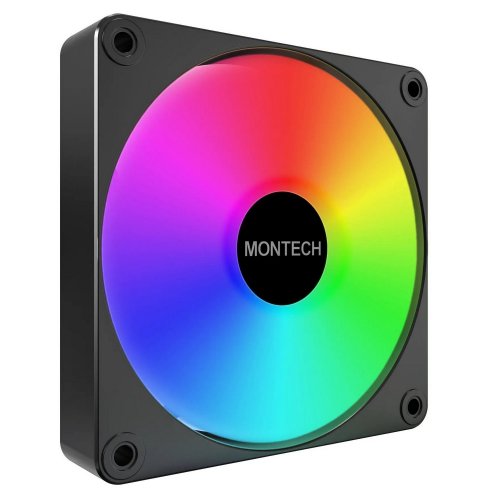 Набор кулеров Montech GF120R V2 ARGB 3 in 1 Black купить в Украине: Киев, Днепр, Харьков, Одесса  | Проверка совместимости, низкая цена, отзывы, характеристики от TELEMART фото 3 Набор кулеров Montech GF120R V2 ARGB 3 in 1 Black купить в Украине: Киев, Днепр, Харьков, Одесса  | Проверка совместимости, низкая цена, отзывы, характеристики от TELEMART фото