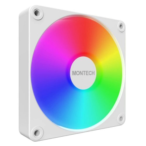 Набор кулеров Montech GF120R V2 ARGB 3 in 1 White купить в Украине: Киев, Днепр, Харьков, Одесса  | Проверка совместимости, низкая цена, отзывы, характеристики от TELEMART фото 3 Набор кулеров Montech GF120R V2 ARGB 3 in 1 White купить в Украине: Киев, Днепр, Харьков, Одесса  | Проверка совместимости, низкая цена, отзывы, характеристики от TELEMART фото